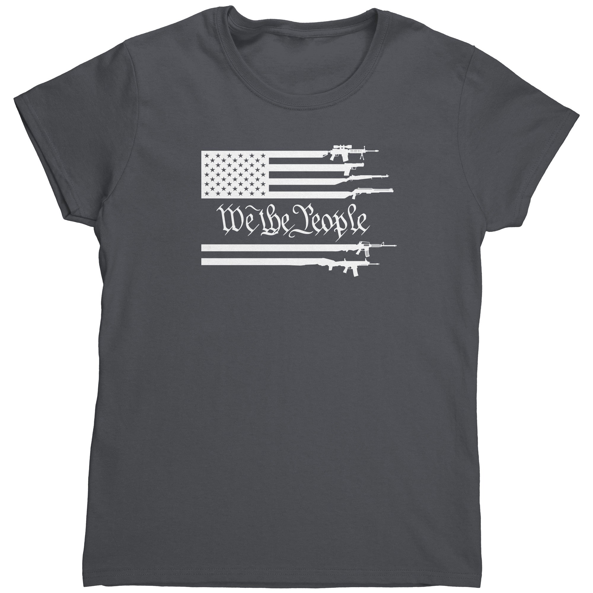 We The People Gun Flag (Ladies) -Apparel | Drunk America 