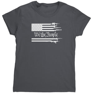 We The People Gun Flag (Ladies) -Apparel | Drunk America 