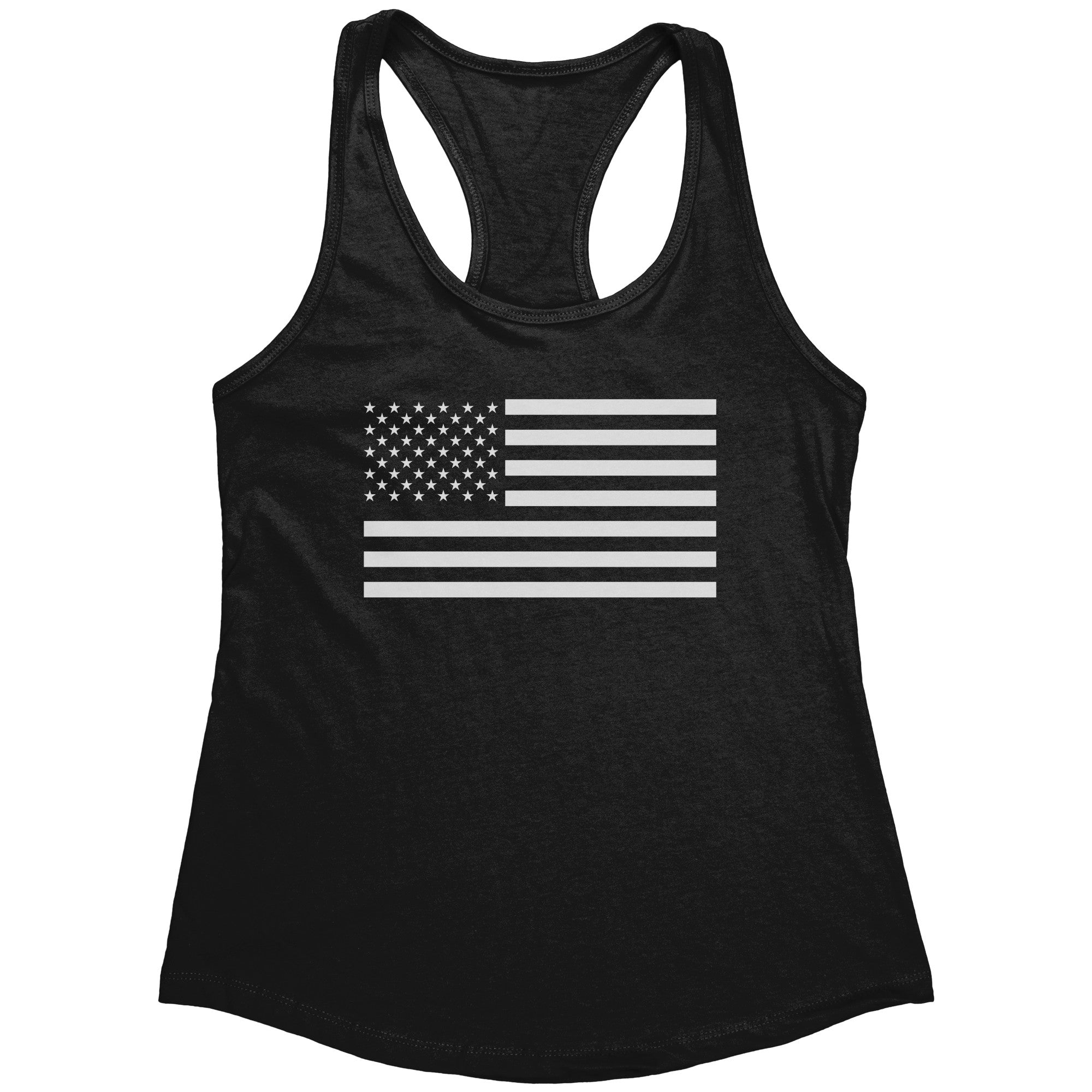 White American Flag (Ladies) -Apparel | Drunk America 