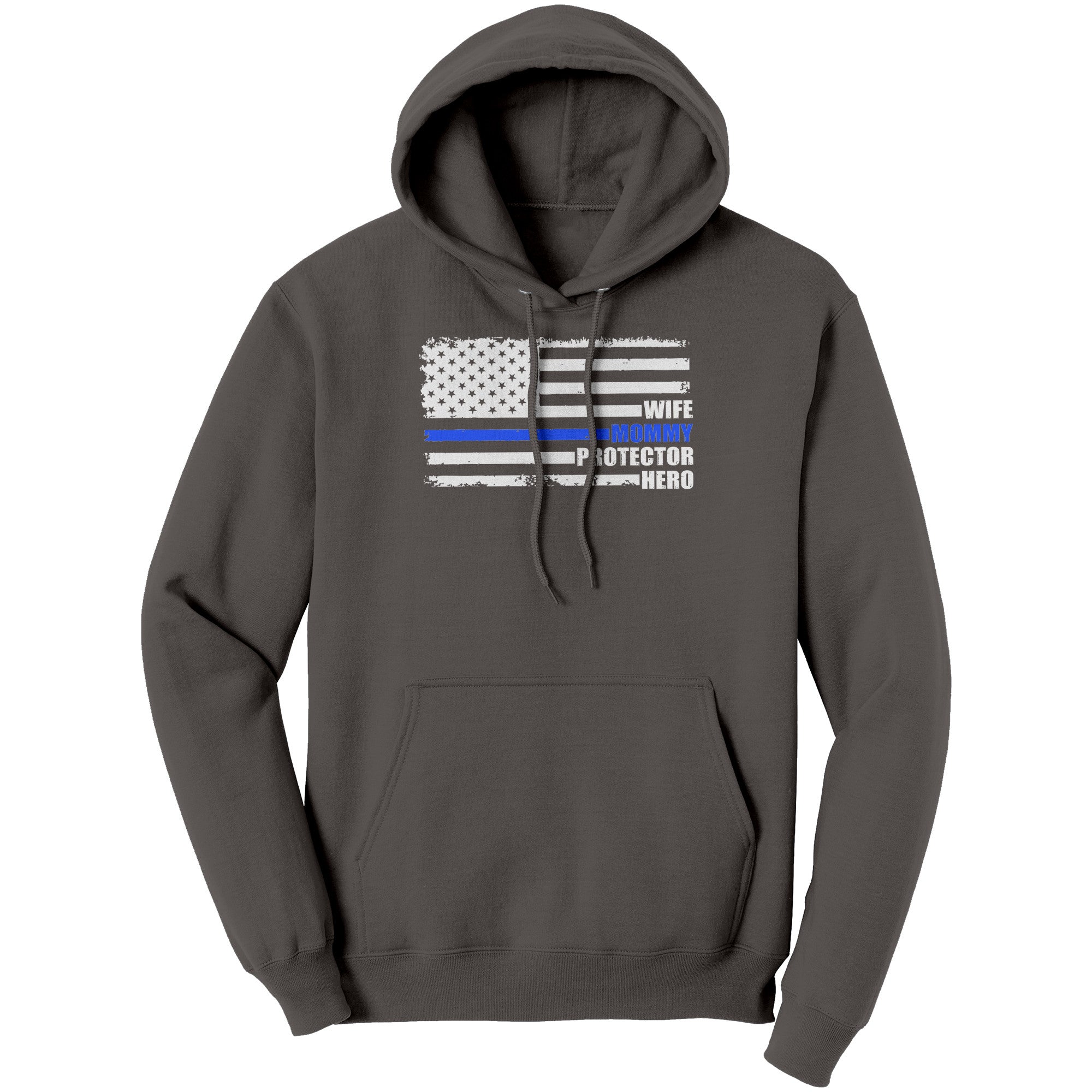 Wife Mommy Protector Hero Thin Blue Line (Ladies)