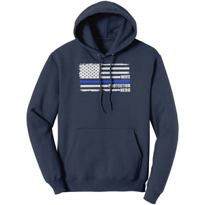 Wife Mommy Protector Hero Thin Blue Line (Ladies)