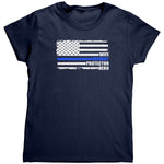 Wife Mommy Protector Hero Thin Blue Line (Ladies)