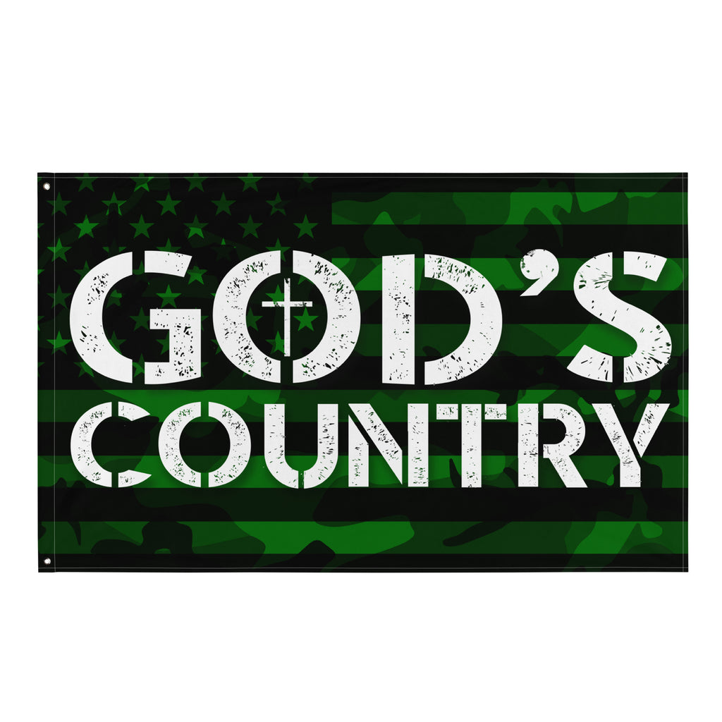 God's Country Flag - | Drunk America 