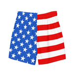 Trump Keep America Great American Flag Men's Swim Trunks - | Drunk America 