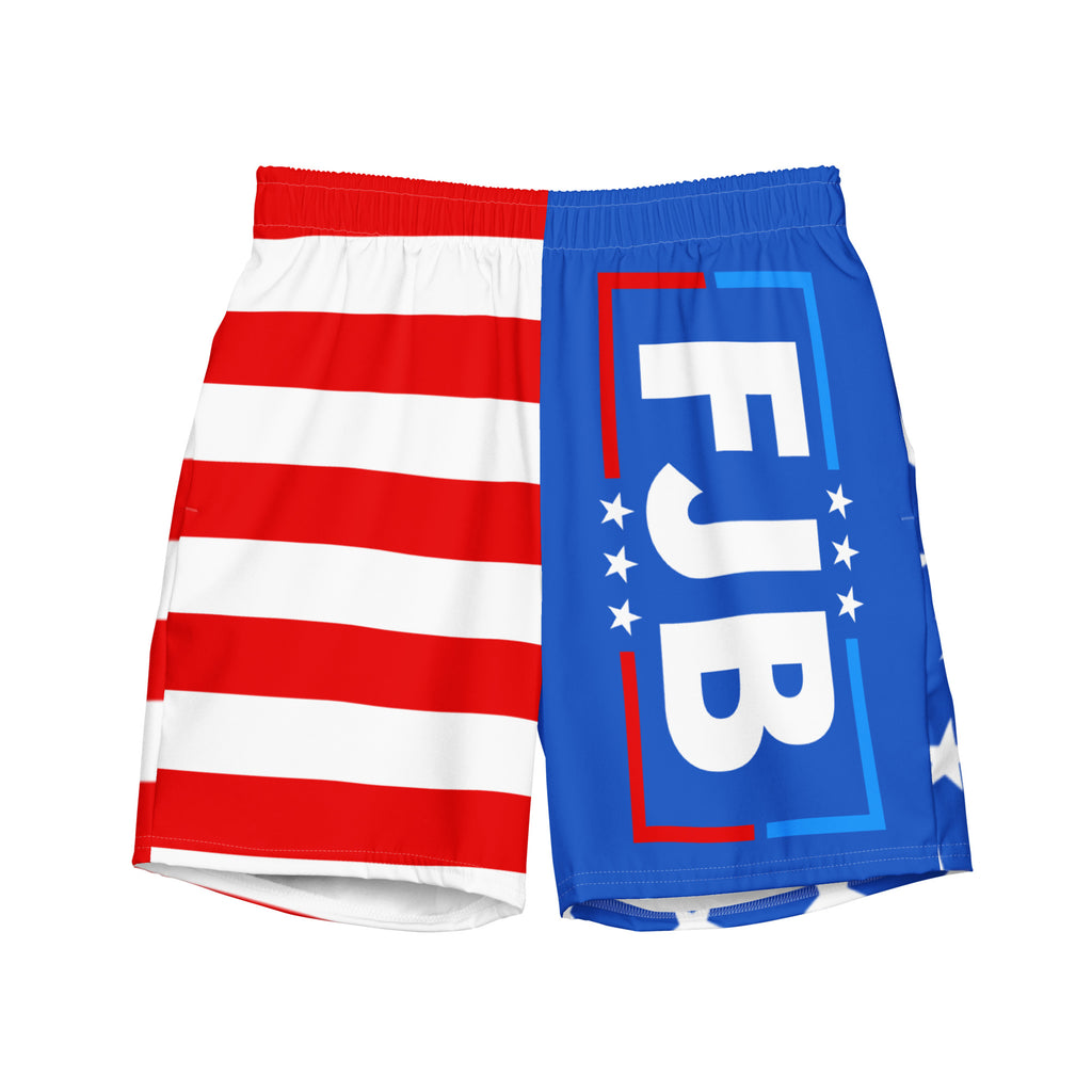 FJB American Flag Men's Swim Trunks - | Drunk America 