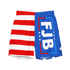 FJB American Flag Men's Swim Trunks - | Drunk America 