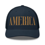 America Old Gold Trucker Cap - Drunk America