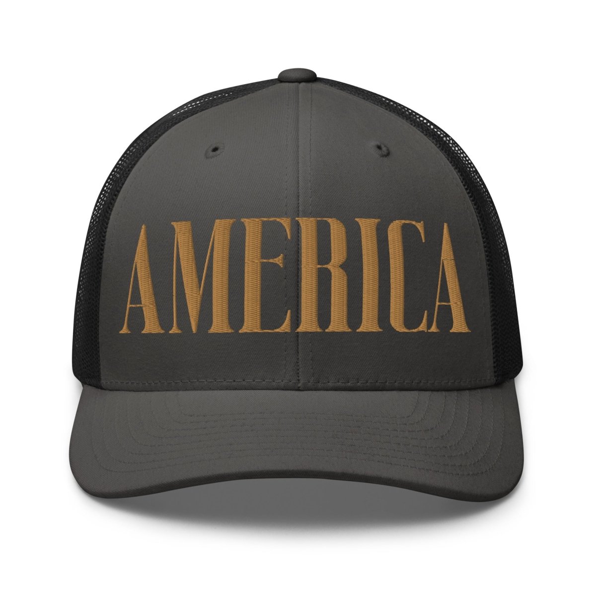 America Old Gold Trucker Cap - Drunk America