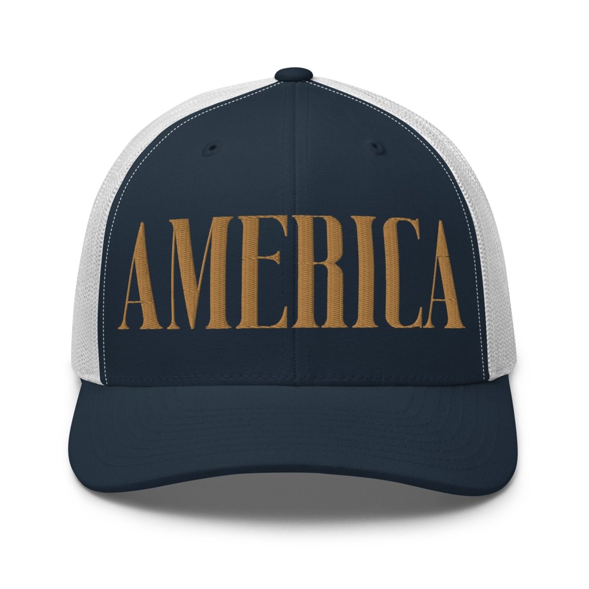 America Old Gold Trucker Cap - Drunk America