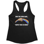 And The Lord Said Nope This Is Mine (Ladies) - Drunk America