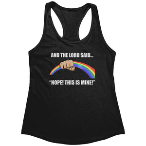And The Lord Said Nope This Is Mine (Ladies) - Drunk America