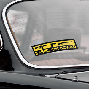 Babies On Board Bumper Sticker - Drunk America