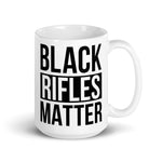 Black Rifles Matter pro Second Amendment coffee mug design