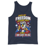 does-my-american-flag-offend-you-call-1-800-leave-the-usa-bald-eagle-patriotic-tank-top-2 -