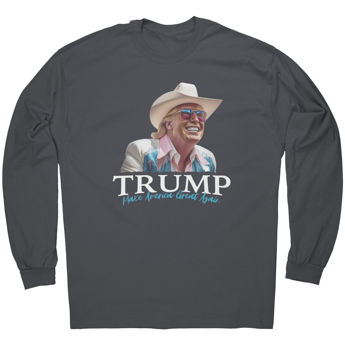 Donald Trump Cowboy Hat Make America Great Again - Drunk America