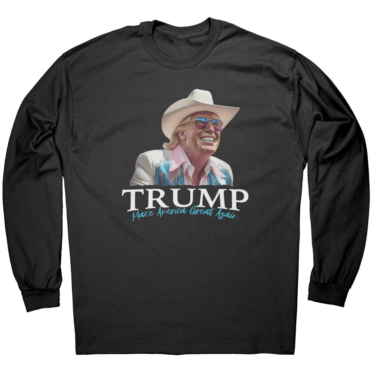 Donald Trump Cowboy Hat Make America Great Again - Drunk America
