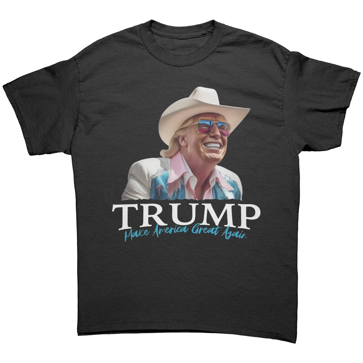 Donald Trump Cowboy Hat Make America Great Again - Drunk America