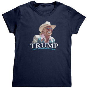 Donald Trump Cowboy Hat Make America Great Again (Ladies) - Drunk America