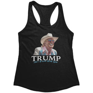 Donald Trump Cowboy Hat Make America Great Again (Ladies) - Drunk America