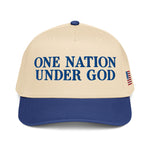 Drunk America patriotic snapback hat One Nation Under God front view