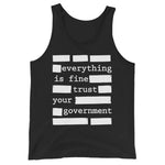 everything-is-fine-trust-your-government-redacted-conspiracy-theorist-mens-tank-top -