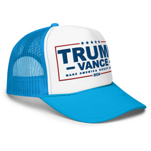 Trump Vance MAGA 2024 Foam Trucker Hat