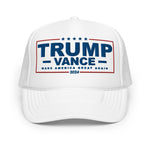 Trump Vance MAGA 2024 Foam Trucker Hat