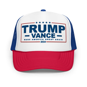 Trump Vance MAGA 2024 Foam Trucker Hat