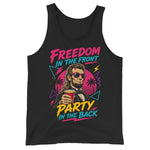 freedom-in-the-front-party-in-the-back-retro-80s-abe-lincoln-mens-tank-top -