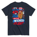 funny-4th-of-july-hot-dog-grilling-graphic-t-shirt-3 -