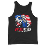 funny-george-washington-mens-tank-top-swole-father-patriotic-gym-mens-tank-top -