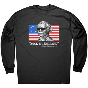 George Washington Suck It England 1776 - Drunk America