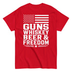 guns-whiskey-beer-and-freedom-patriotic-graphic-t-shirt-5 -