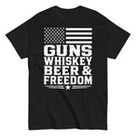 guns-whiskey-beer-and-freedom-patriotic-graphic-t-shirt -