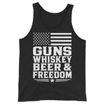 guns-whiskey-beer-and-freedom-patriotic-mens-tank-top -