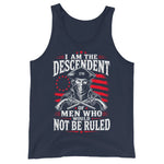 i-am-the-descendent-of-men-who-would-not-be-ruled-patriotic-1776-mens-tank-top-2 -