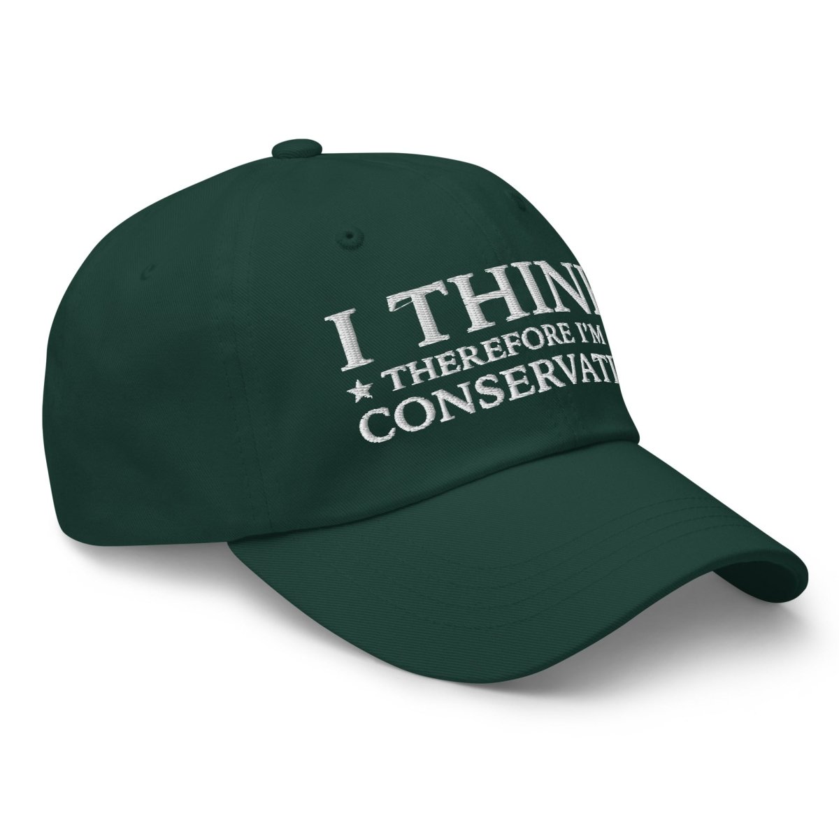 I Think Therefore I'm A Conservative Dad Hat - Drunk America