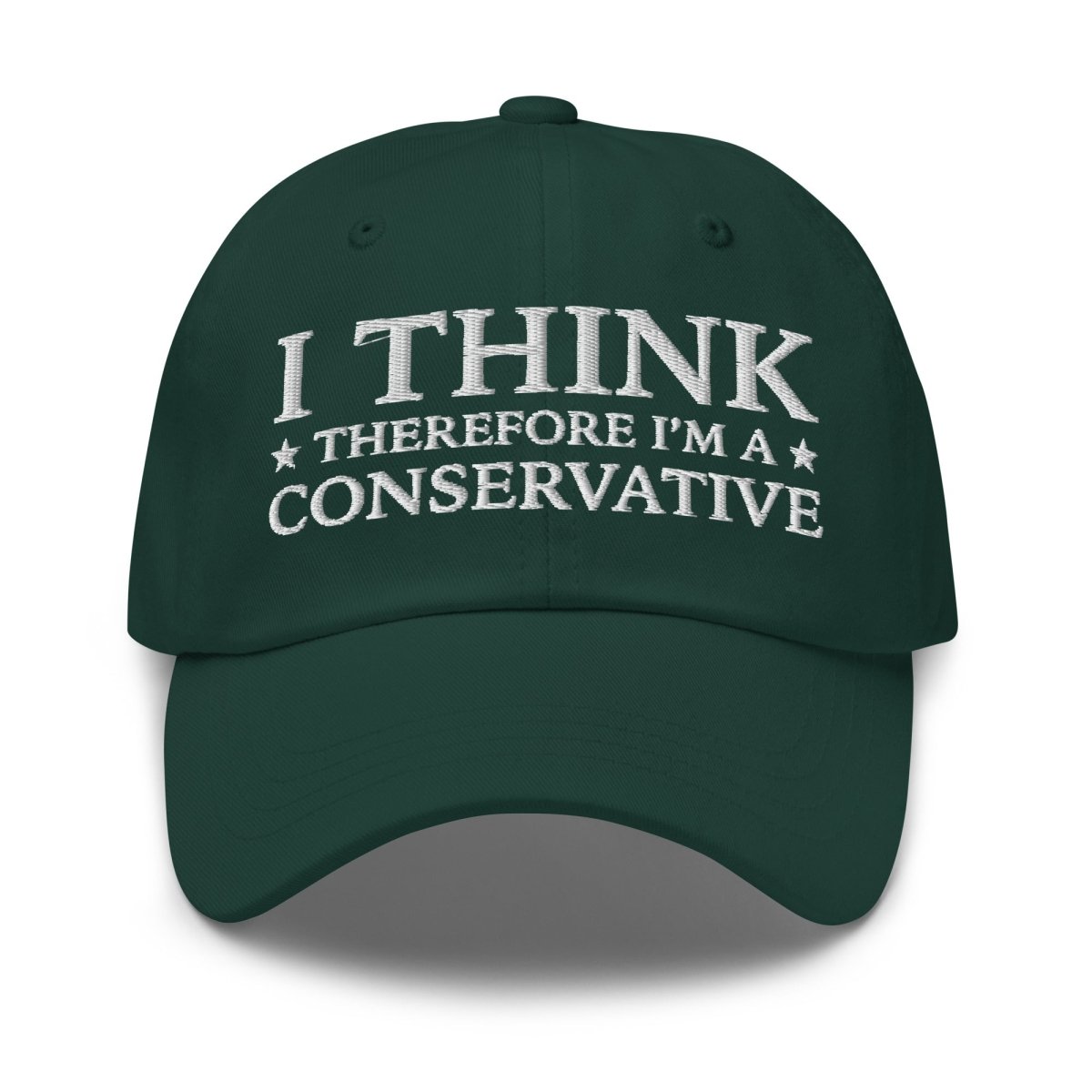I Think Therefore I'm A Conservative Dad Hat - Drunk America