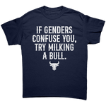 If Genders Confuse You Try Milking A Bull – Patriotic Clothing for True Americans | Drunk America