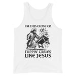 im-this-close-to-flipping-tables-like-jesus-mens-tank-top -