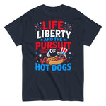 life-liberty-and-the-pursuit-of-hot-dogs-funny-4th-of-july-grilling-graphic-t-shirt-3 -