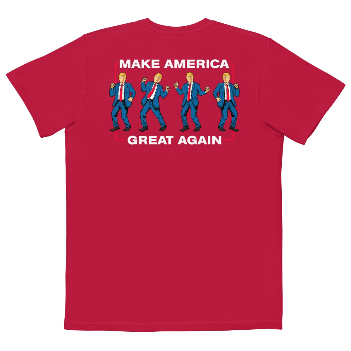 Make America Great Again Trump Dance Comfort Colors Pocket Tee - Drunk America