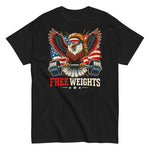 patriotic-gym-shirt-free-weights-bald-eagle-mullet-american-flag-graphic-t-shirt -