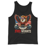 patriotic-gym-shirt-free-weights-bald-eagle-mullet-american-flag-mens-tank-top -