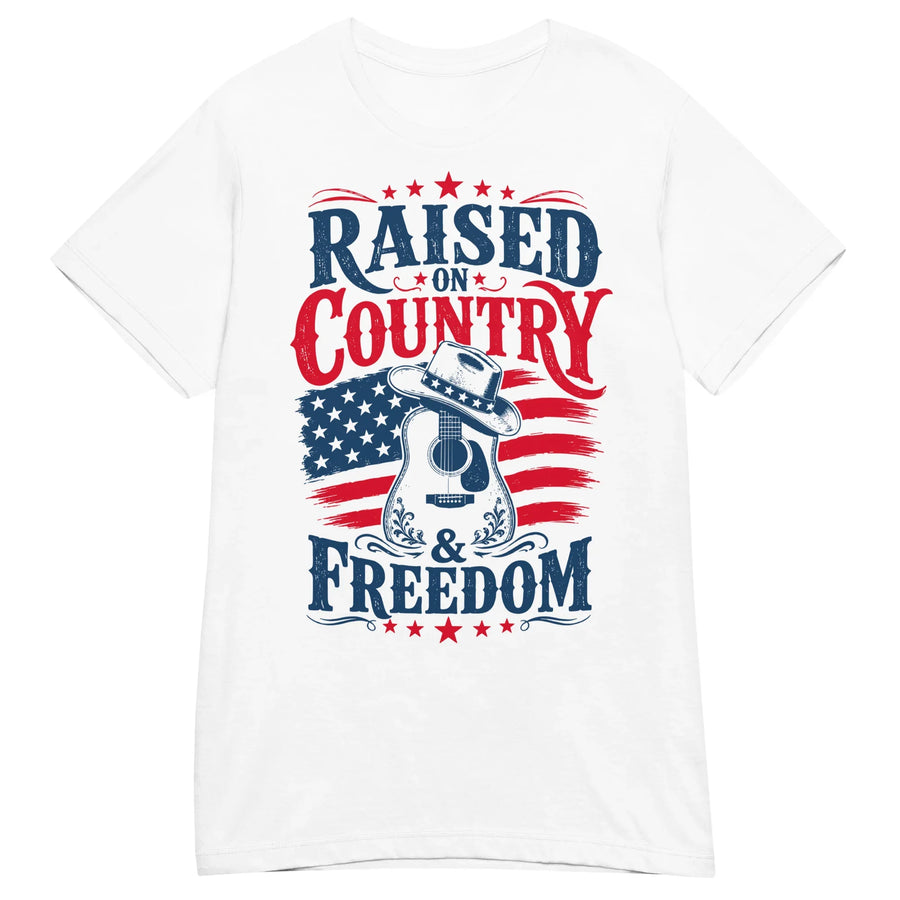 raised-on-country-and-freedom-womens-graphic-t-shirt -