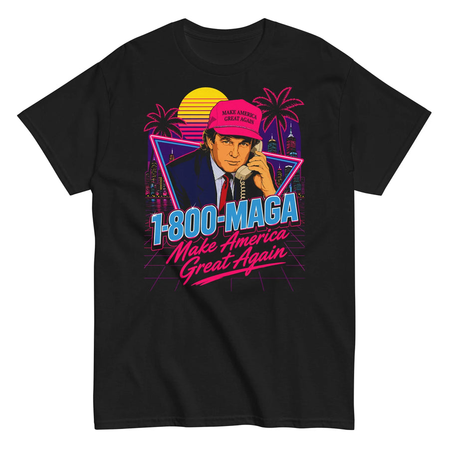 retro-donald-trump-1-800-maga-make-america-great-again-graphic-t-shirt -