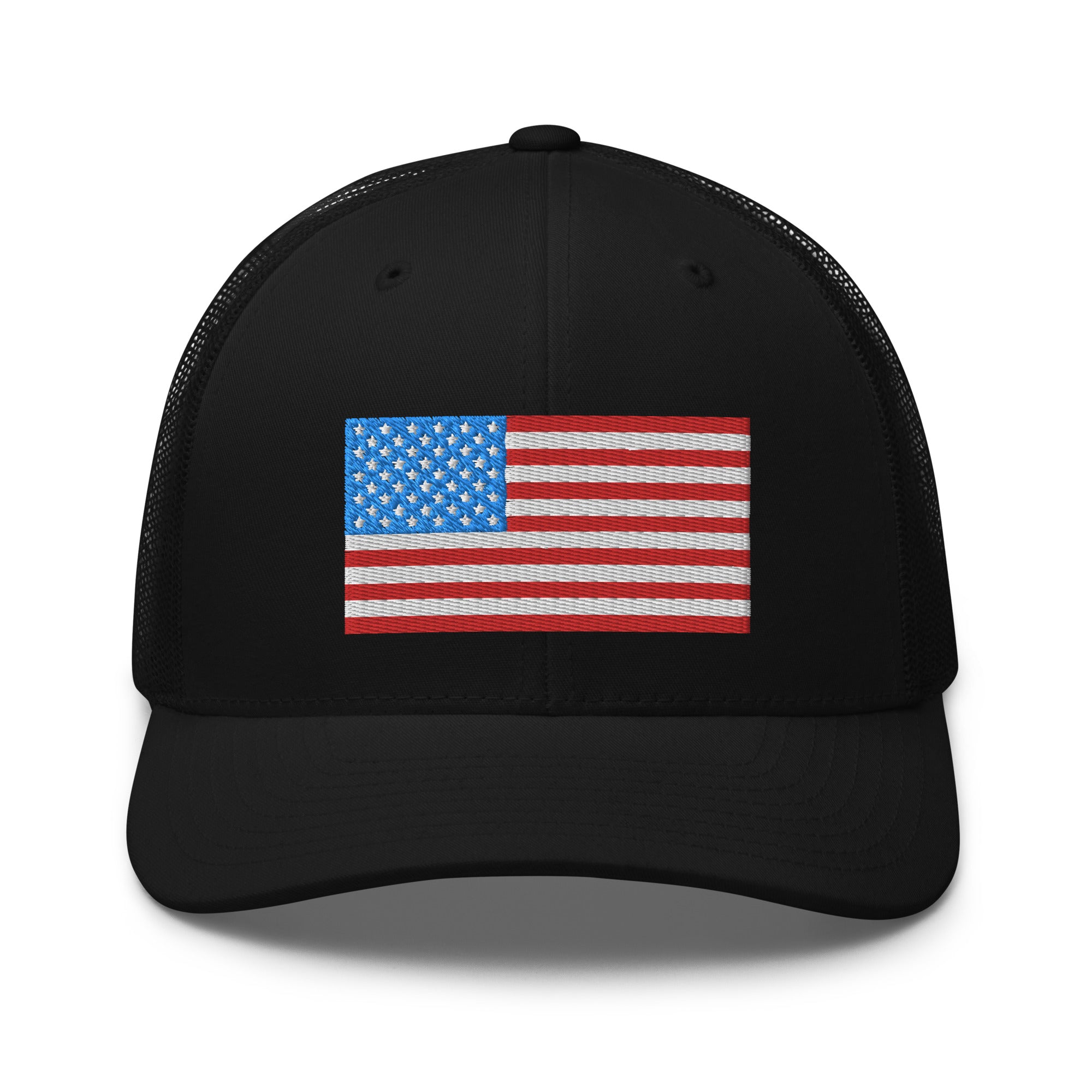 American Flag Trucker Cap - | Drunk America 