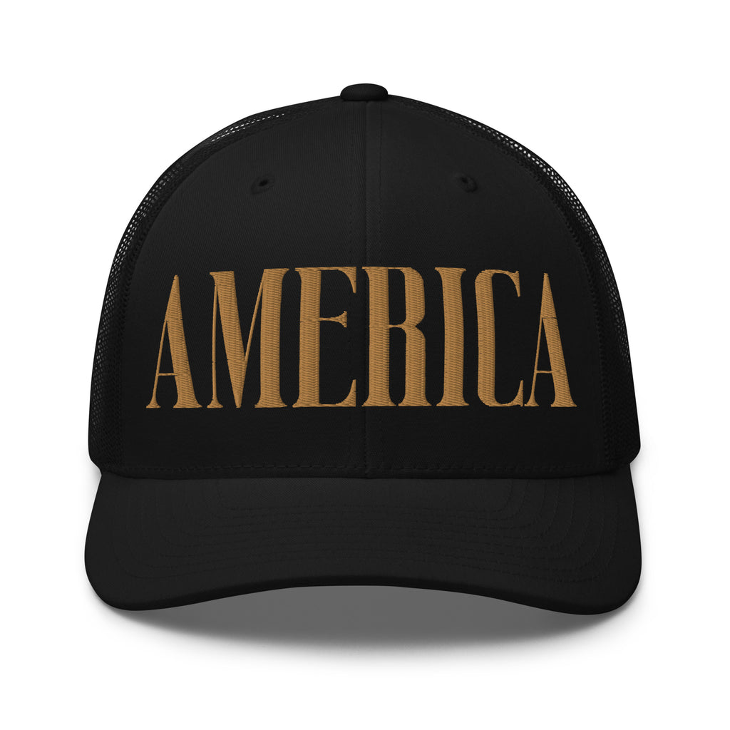 America Old Gold Trucker Cap