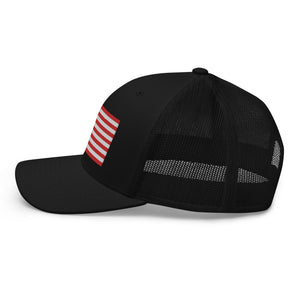 American Flag Trucker Cap - | Drunk America 