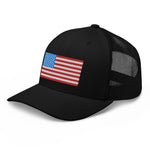 American Flag Trucker Cap - | Drunk America 